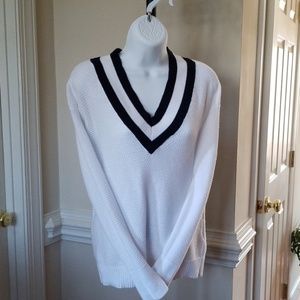 Long sleeve cotton sweater